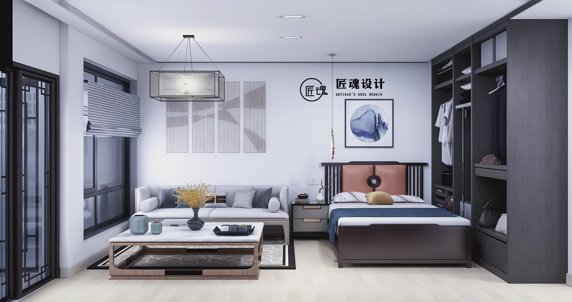 单身公寓设计|空间|家装设计|HONGMU - 原创作品 - 站酷 (ZCOOL)