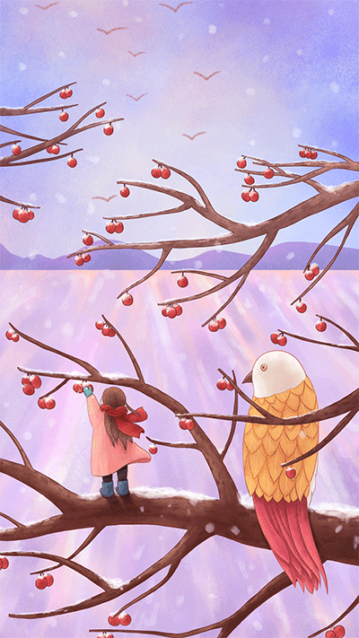 二十四节气GIF动图（图ZMTQ2MTM0NjEy） - 创作习作 - 站酷设计师李那那原创素材 - 站酷ZCOOL