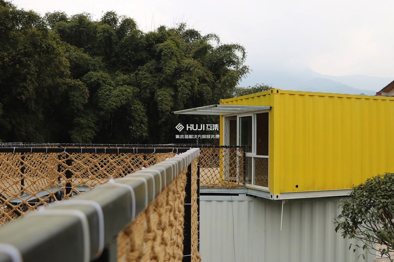 四川眉山洪雅溪谷森林自然教育营地之集装箱幼儿园（图ZMTUxMjc4MTM2） - 建筑/空间 - 站酷设计师HUJI互集原创素材 - 站酷ZCOOL