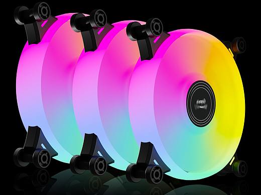 汇得丰3D散热产品渲染