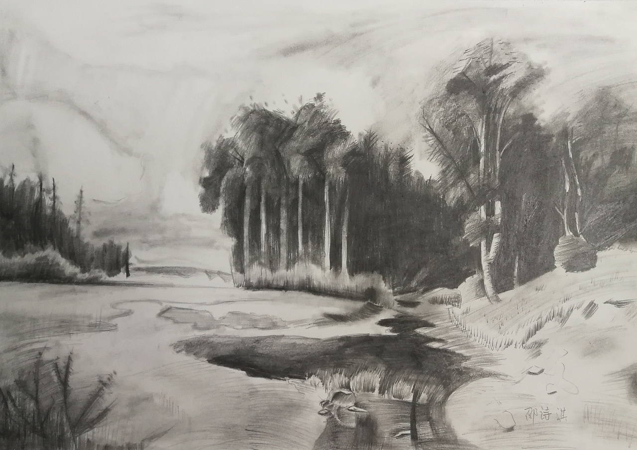 布谷书画素描学生作品辑（图ZMjIyNzY4NzU2） - 绘画 - 站酷设计师布谷书画馆原创素材 - 站酷ZCOOL