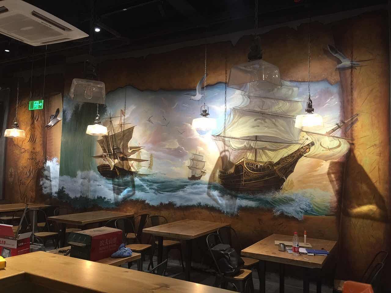 北京墙绘涂鸦3D画