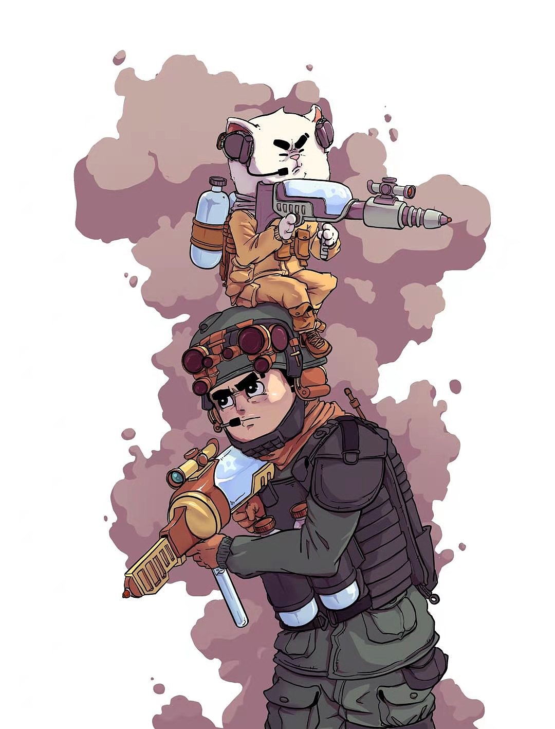 全副武装|插画|艺术插画|土豆修行手册 - 原创作品 - 站酷 (zcool)