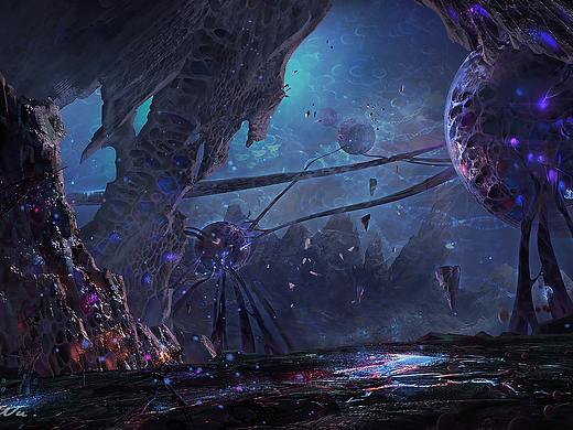 共生星球 概念气氛图