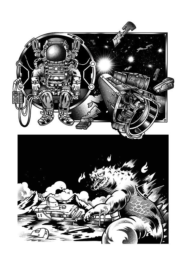 合作科幻小说插画合集