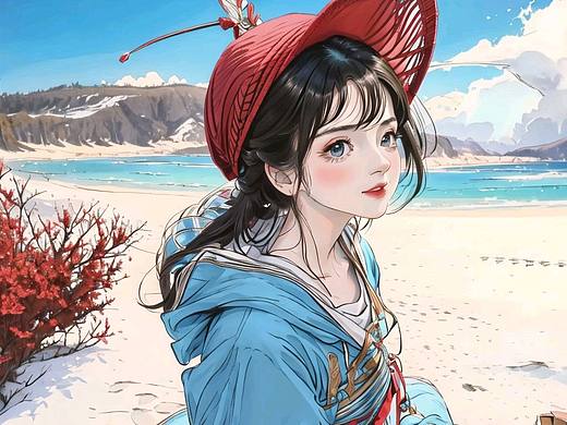 ai绘画美女绘画