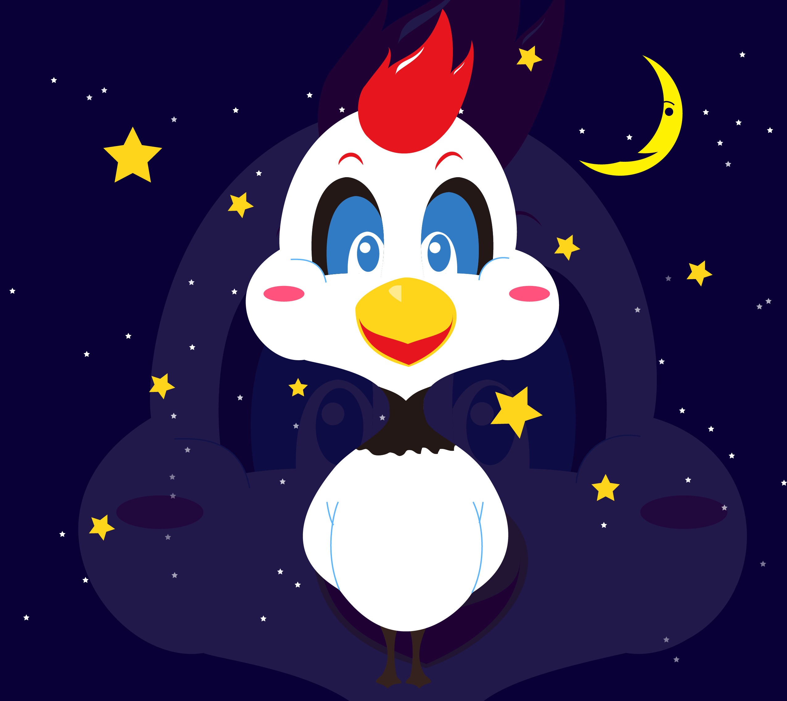 飞鹤吉祥物-恒恒