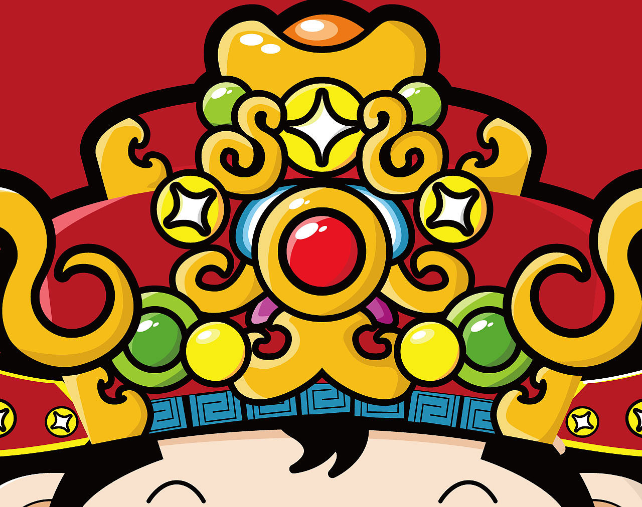 财神驾到,新年红红火火