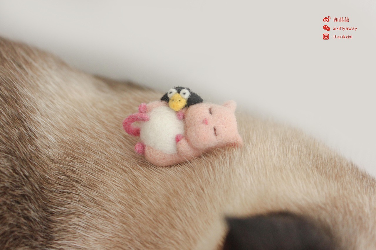 囍囍的羊毛毡 之 千寻(制作视频)