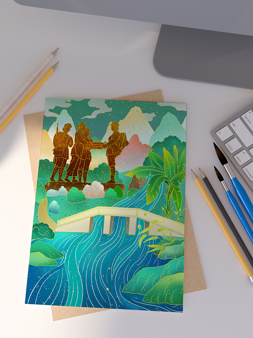 半条被子---插画（图ZMjI4NjQxMjA4） - 商业插画 - 站酷设计师视觉猫原创素材 - 站酷ZCOOL