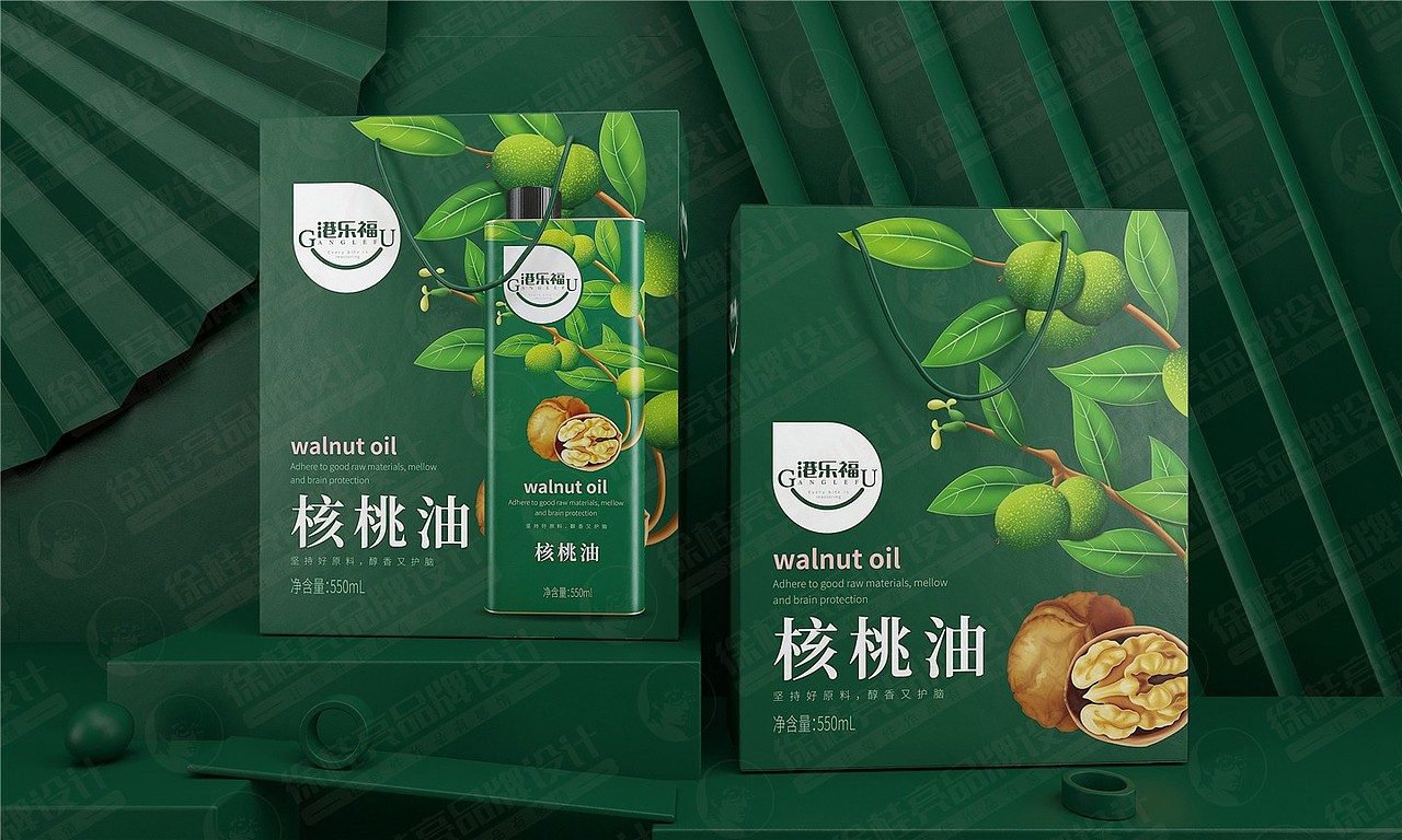 港乐福核桃油香油——徐桂亮品牌设计！（图ZMjMzOTU0Nzk2） - 品牌 - 站酷设计师徐桂亮品牌设计原创素材 - 站酷ZCOOL