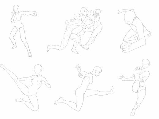 人体比例，肌肉练习