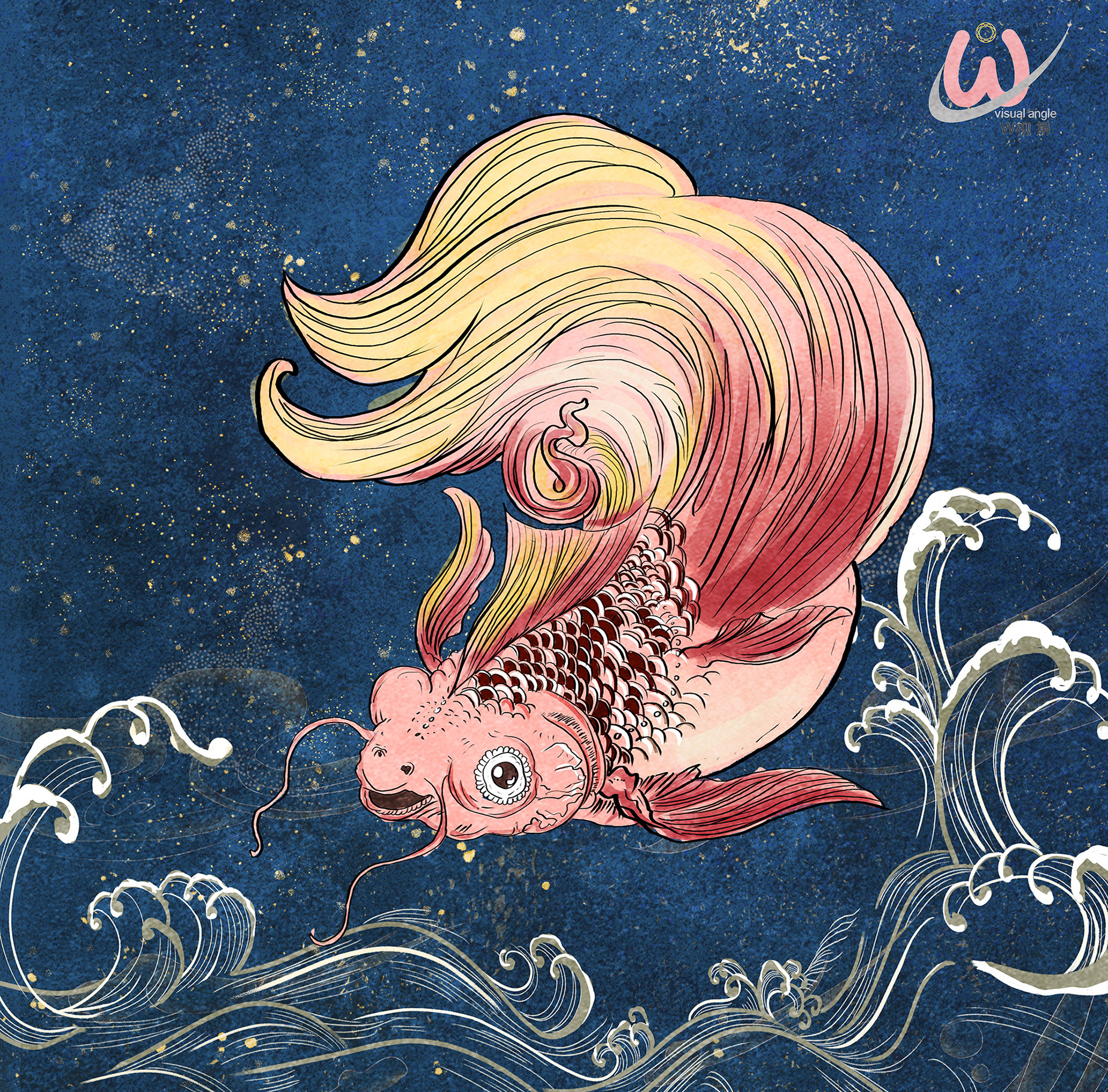 手绘插画【上古神兽】