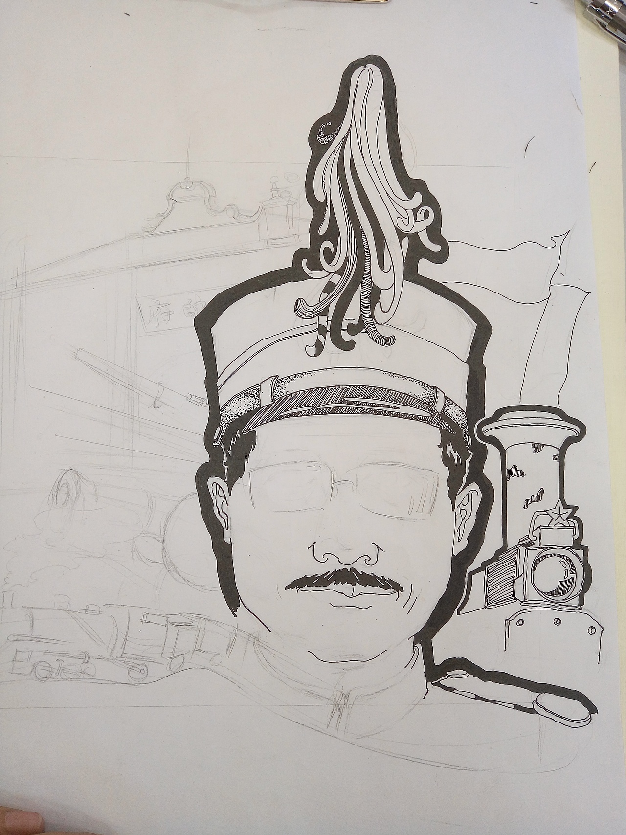 主题:广州大元帅府--步骤图