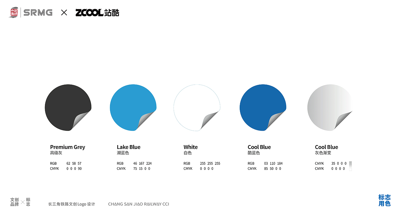长三角铁路文创标志设计