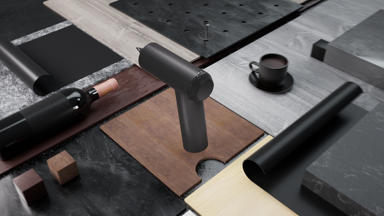 米家电动螺丝刀临摹