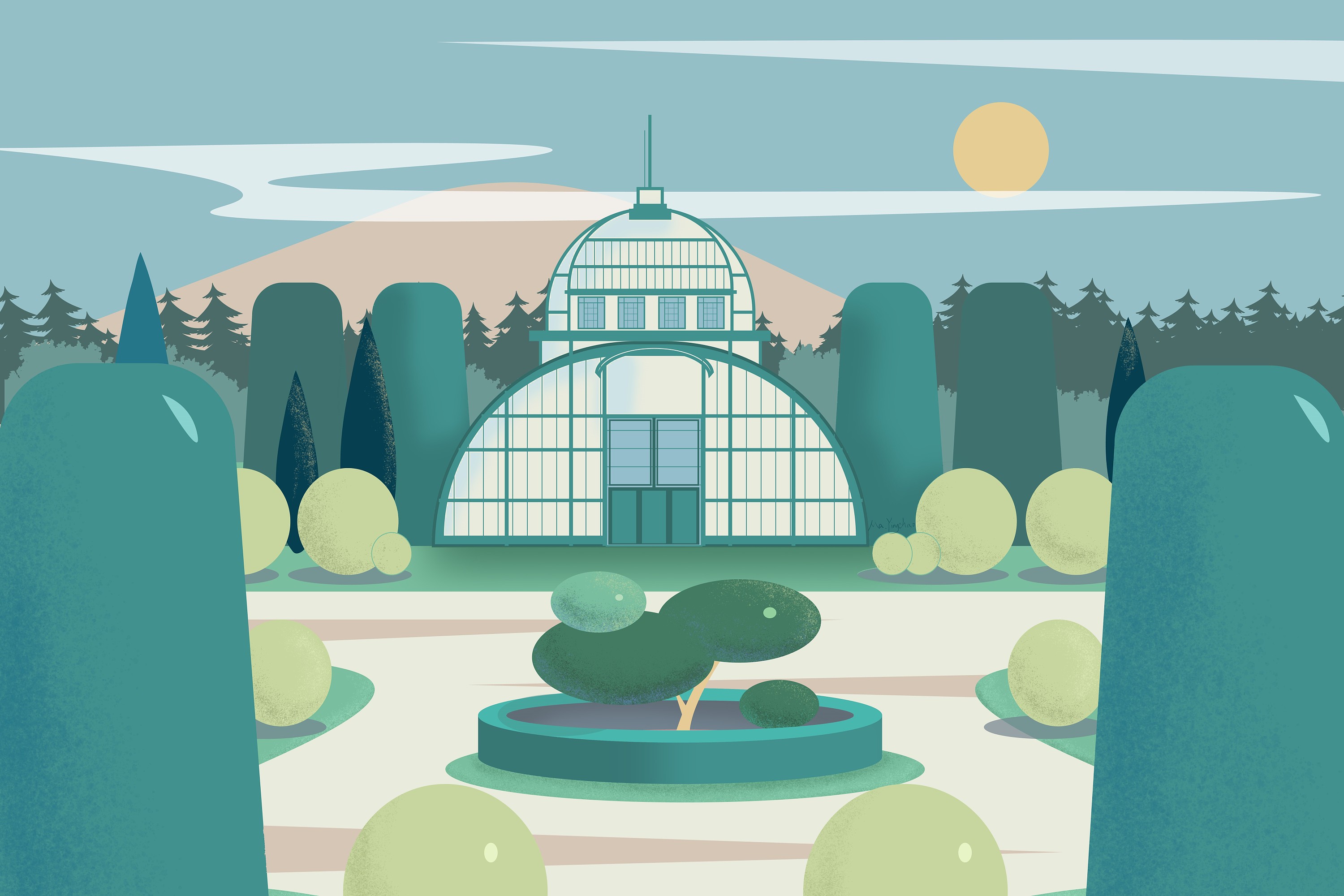 秘密花园|插画|商业插画|inch马 - 原创作品 - 站酷 (zcool)