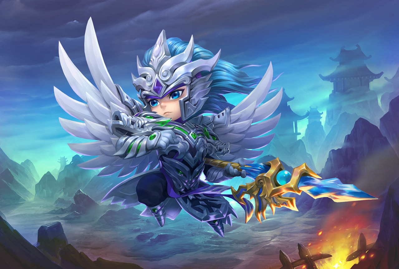 三国q版设定|插画|游戏原画|淘气包子十八褶 - 原创作品 - 站酷