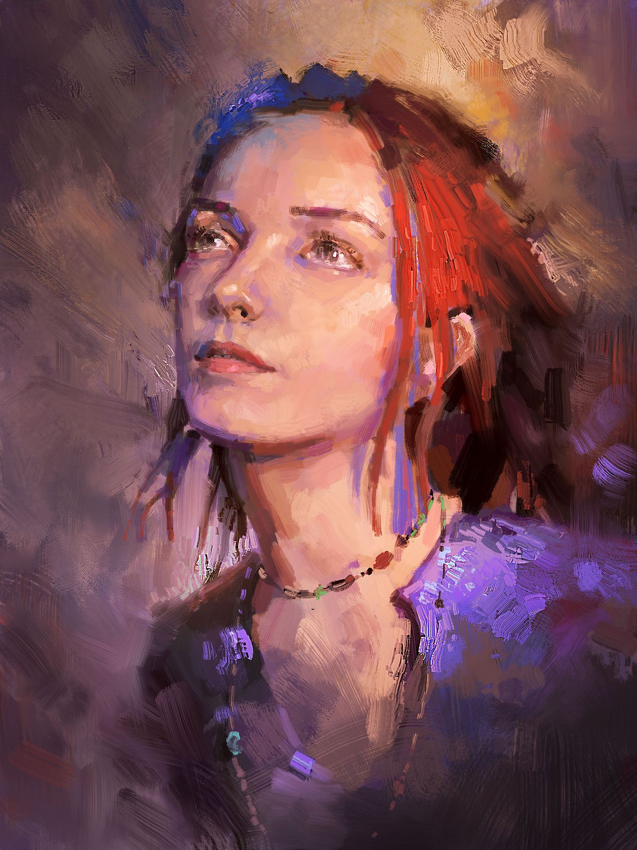 cg油画技法练习|纯艺术|绘画|默然雨泽_原创作品-站酷zcool