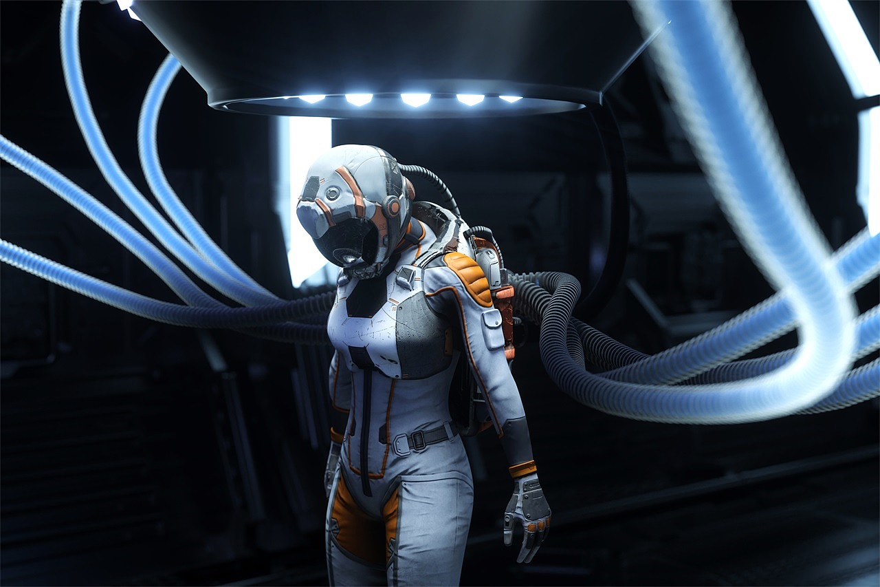 太空服空间渲染 || OCtane（图ZMjk0OTk5MjUy） - 场景 - 站酷设计师KFCvme5202原创素材 - 站酷ZCOOL