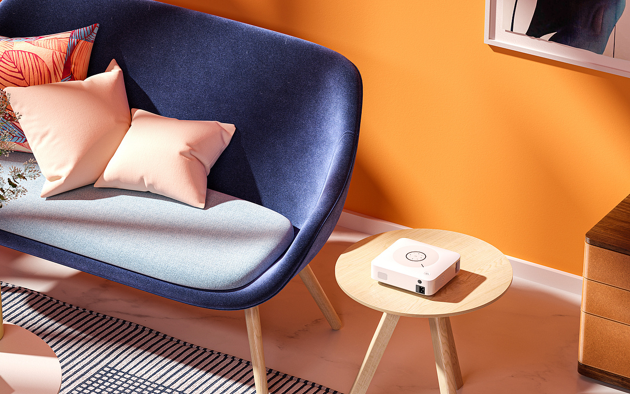 挂脖风扇/数据线/充电头/手机壳/投影仪场景渲染合集