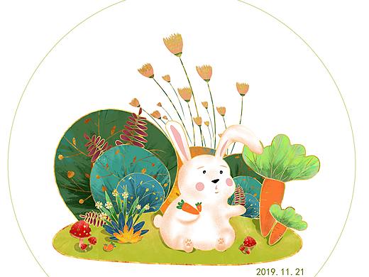 发一些原创的插画练习图