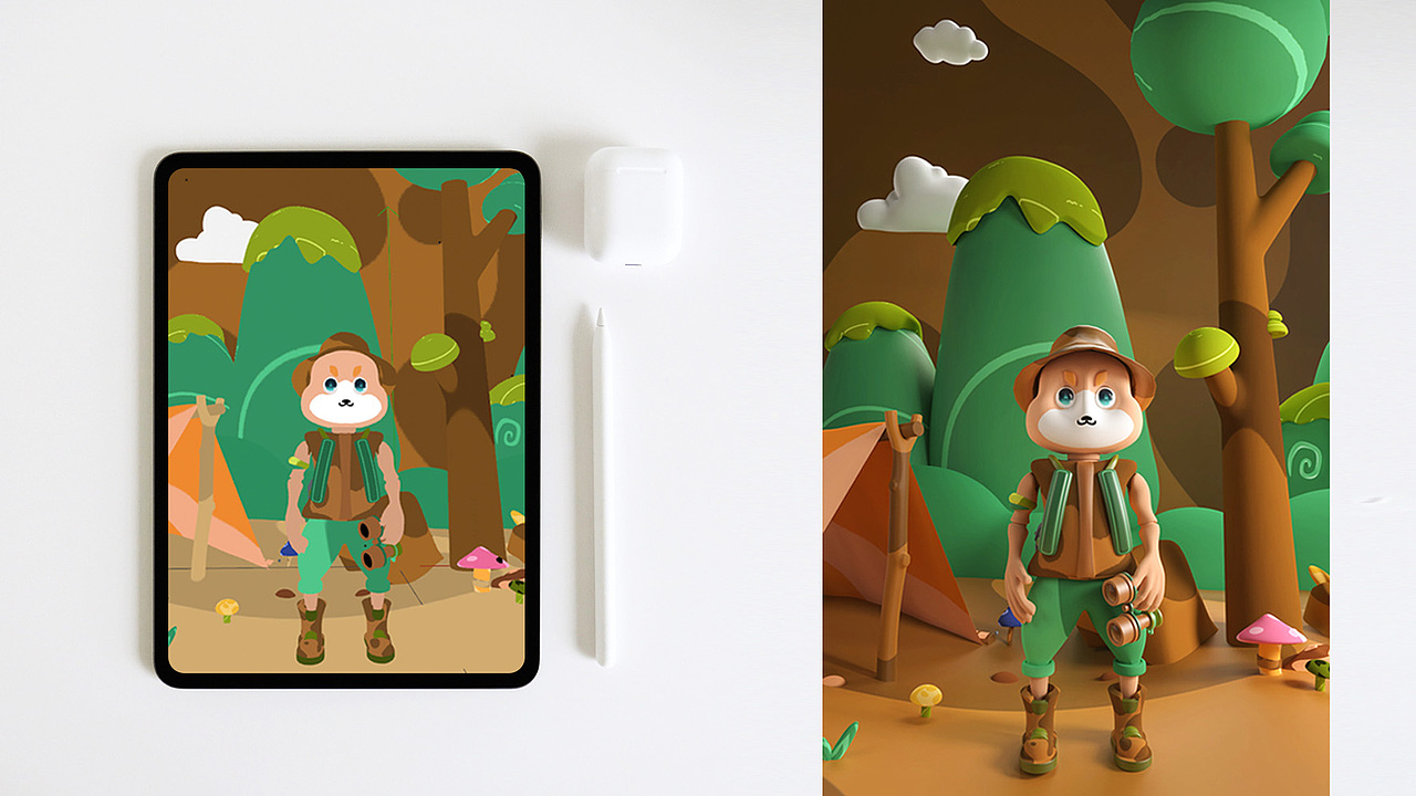 奇幻森林（图ZMzAxNTE3ODYw） - 其他三维 - 站酷设计师皮皮吉他原创素材 - 站酷ZCOOL