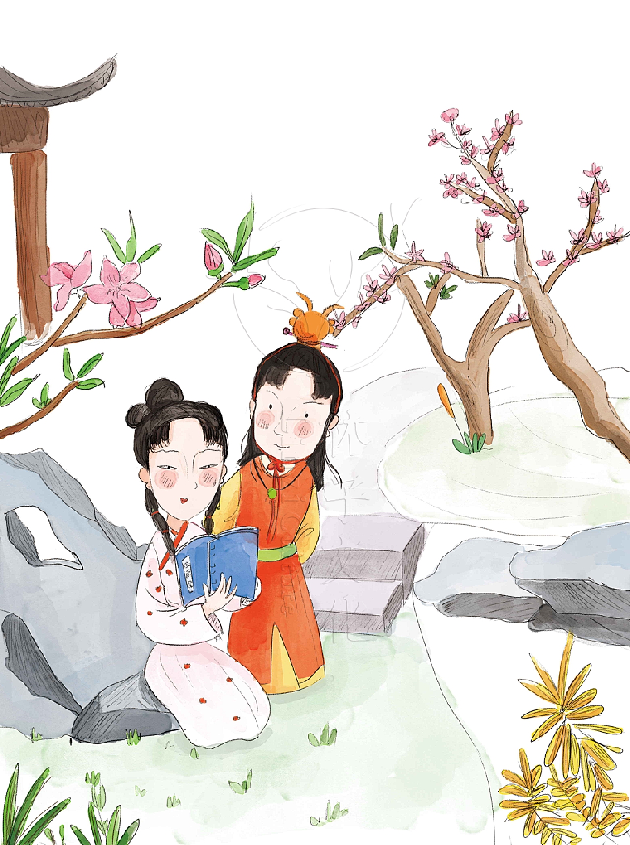 四大名著插图_林子插画-站酷zcool