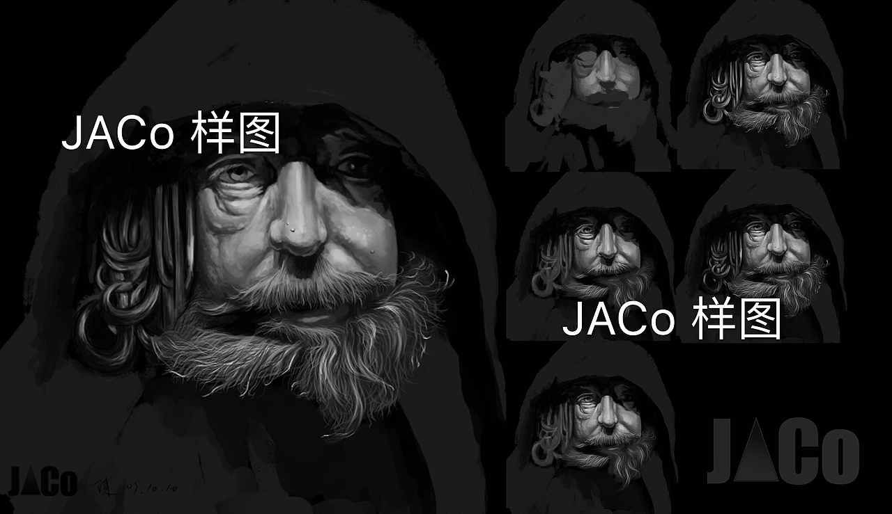 站酷第一帖,发张多年前刚学板绘时的图。