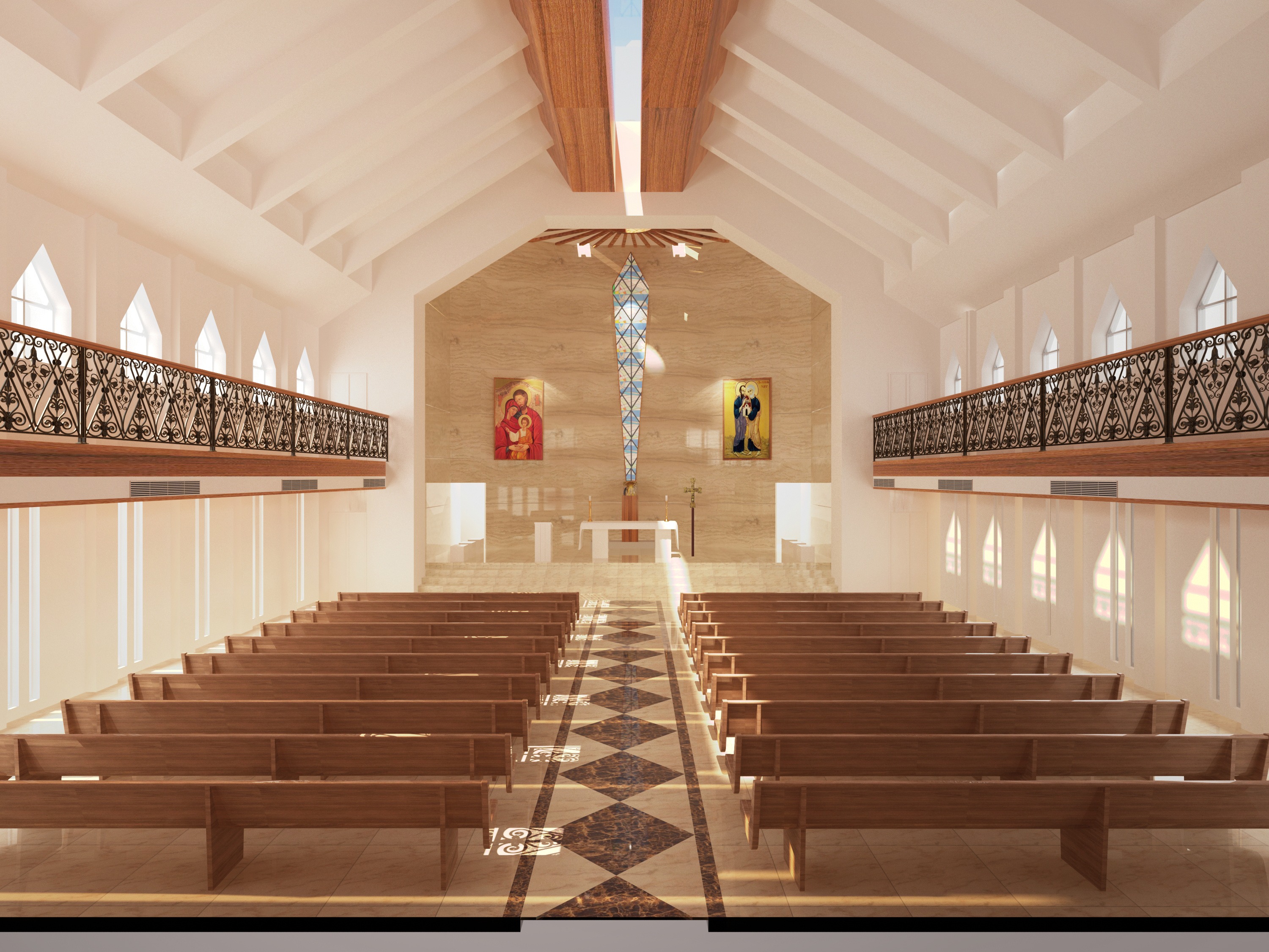 教堂|空间|室内设计|童年sir - 原创作品 - 站酷 (zcool)