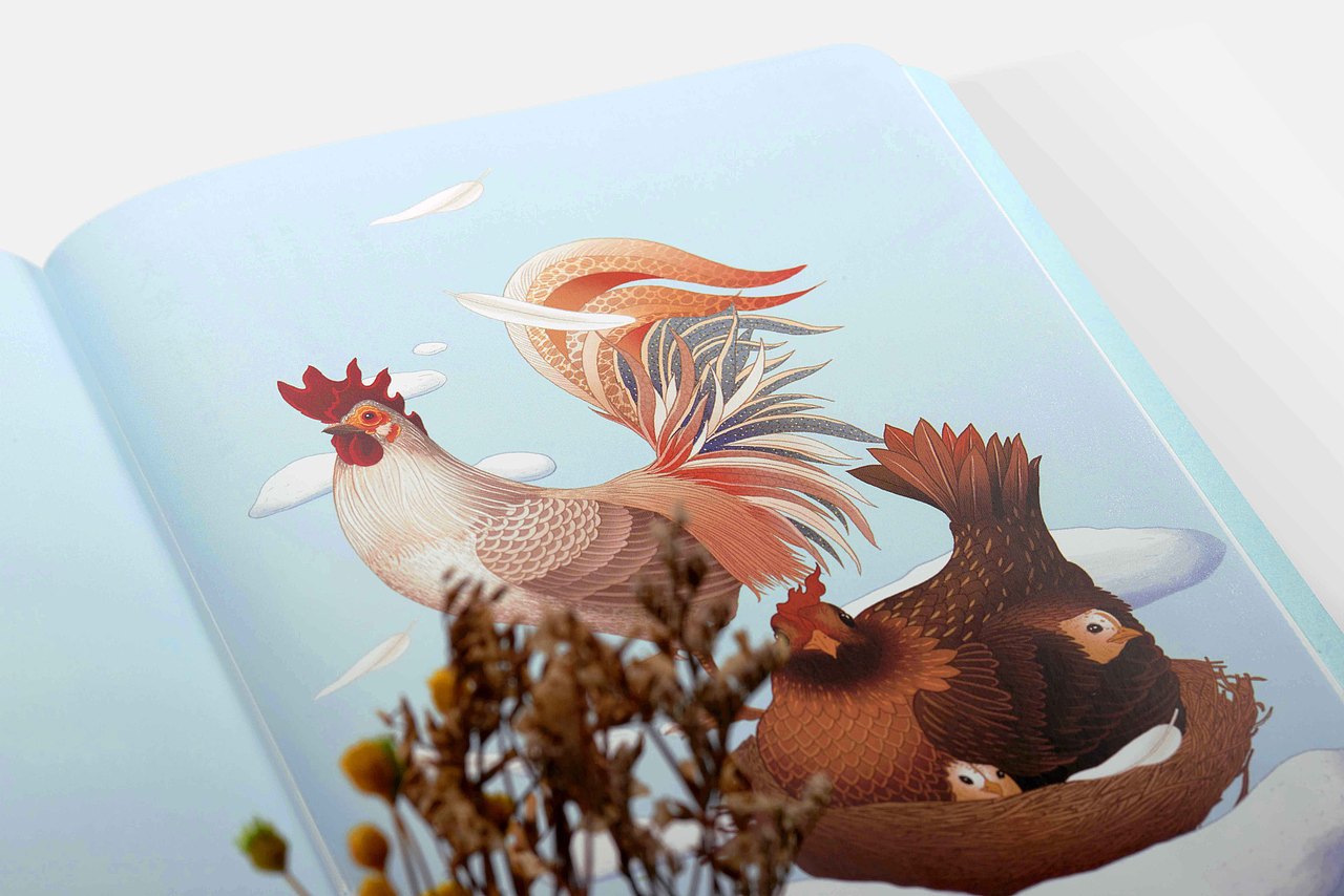 《节气作业》所有插画均由有礼有节团队+国际知名插画师Rlon等30多人用超过300天时间共同创作完成,48幅超级精细的涂色线稿,1000多个不重复的小插画,352页,整体20000多字内容……从来没有一本手账敢做到这个程度。