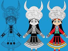 海贼王中国名族服饰人物设定