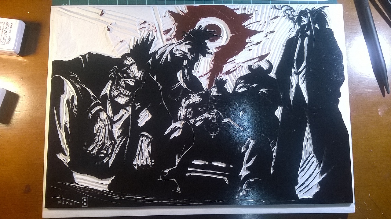 魔兽世界部落 - 版画(习作,原画TOOTH大神)