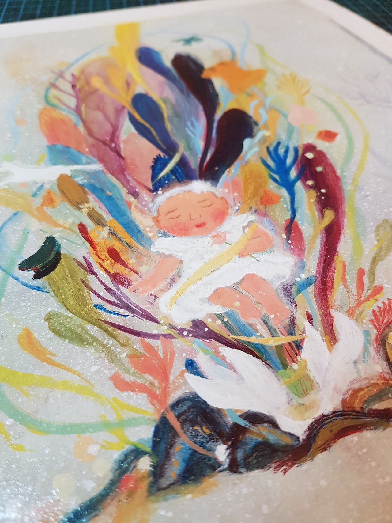 整理重新上传 云端 订制 - 儿童插画（图ZNzk5MjA4NjA=） - 商业插画 - 站酷设计师罗汉果儿原创素材 - 站酷ZCOOL