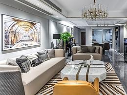 150㎡现代轻奢，轻奢低调演绎高雅生活