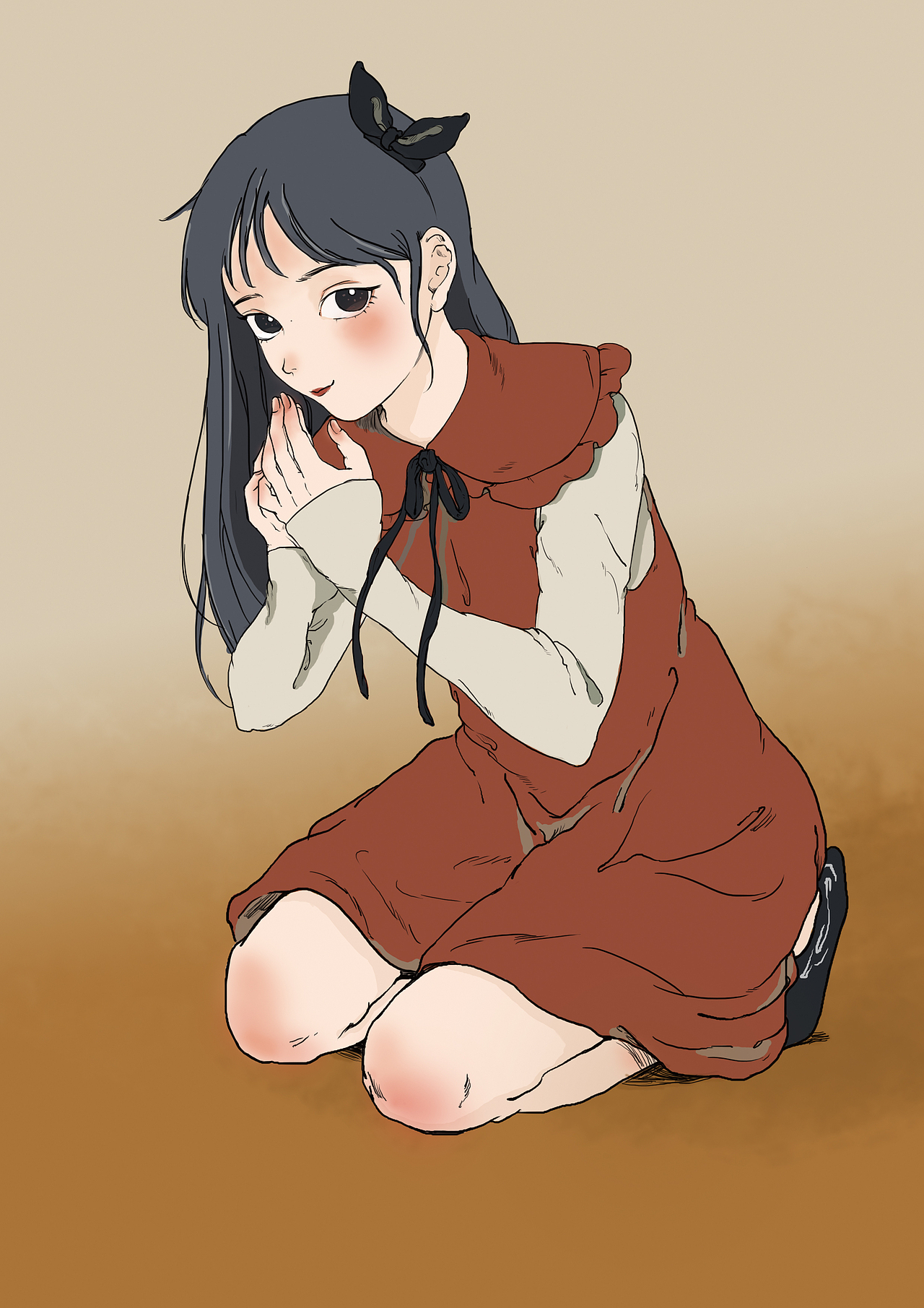 假装少女（图ZOTAyODUxNDg=） - 创作习作 - 站酷设计师Wudi的无敌原创素材 - 站酷ZCOOL