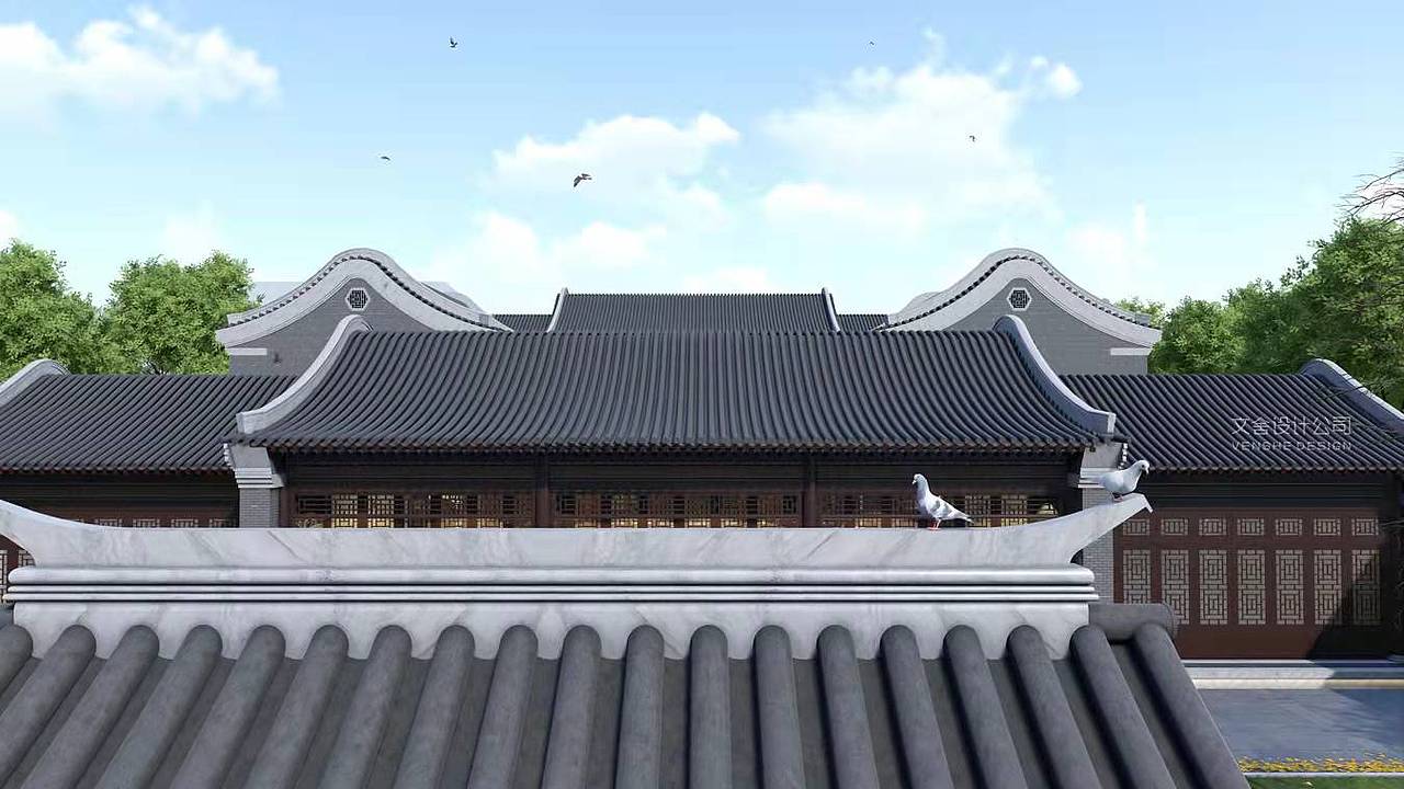 四合院（图ZMjg1MDg5MzEy） - 建筑设计 - 站酷设计师琅樾设计原创素材 - 站酷ZCOOL