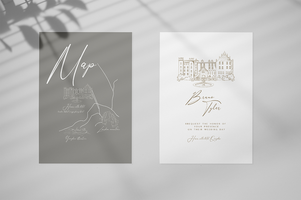 宴会（婚礼)请柬设计（图ZMjQ1NjU2NDc2） - 品牌 - 站酷设计师Winnie_996原创素材 - 站酷ZCOOL