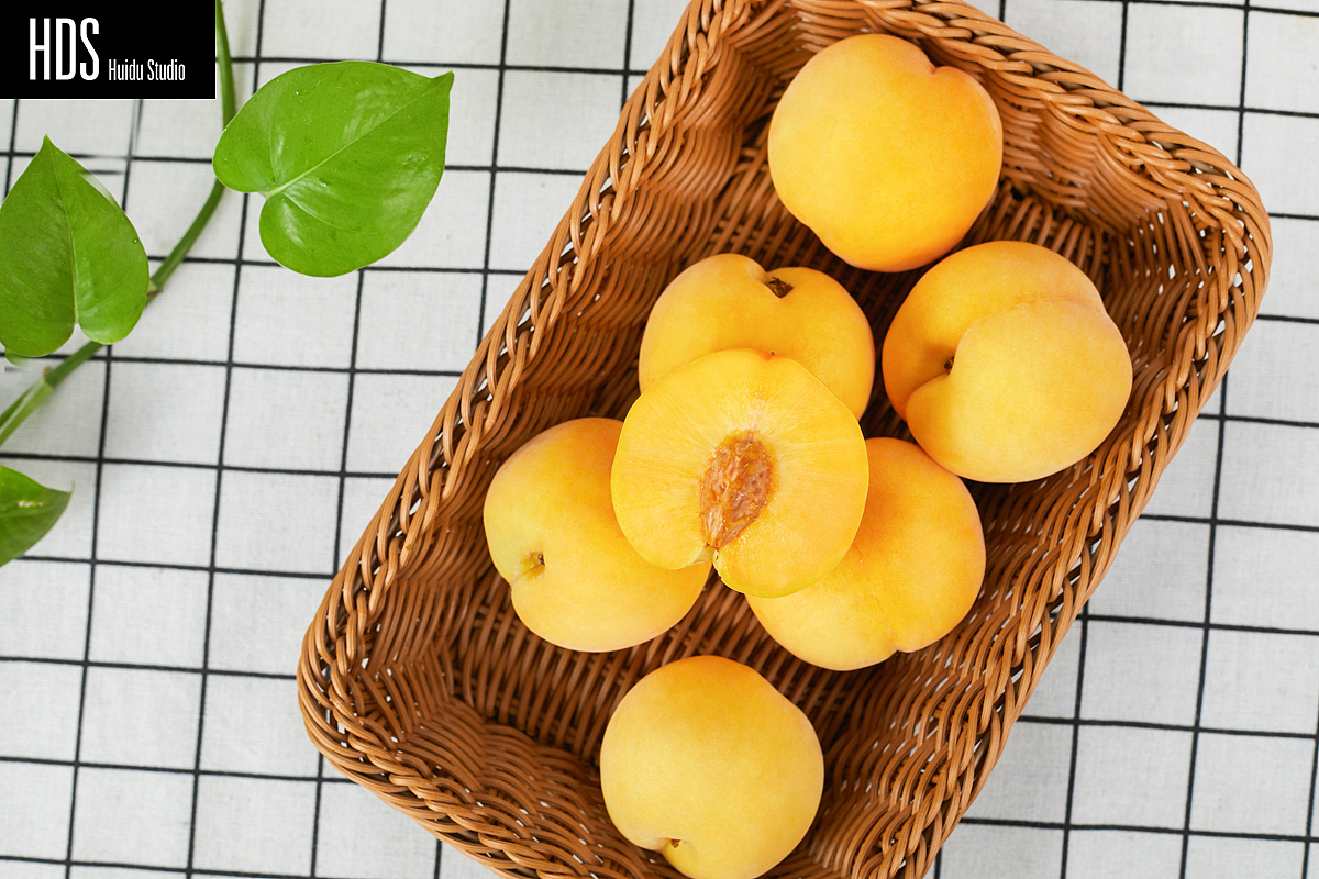 蟠桃产品静物图片+视频拍摄+详情页制作