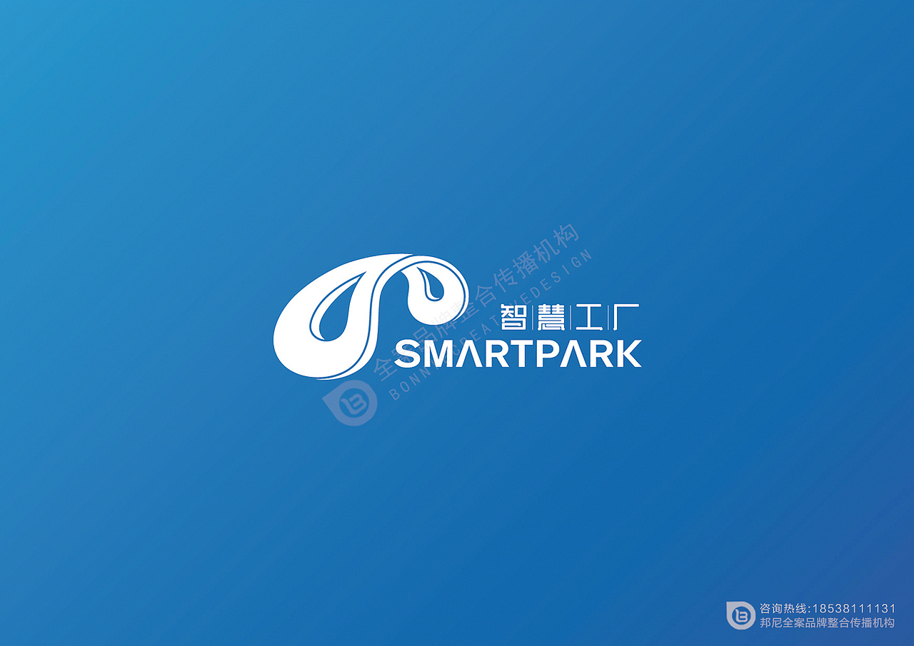 邦尼创意-智慧工厂logo设计