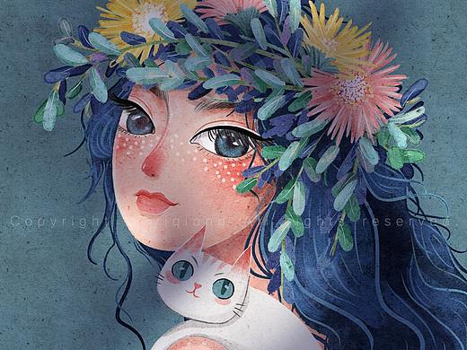 【procreate插画教程】如何画一幅有肌理的人物插画