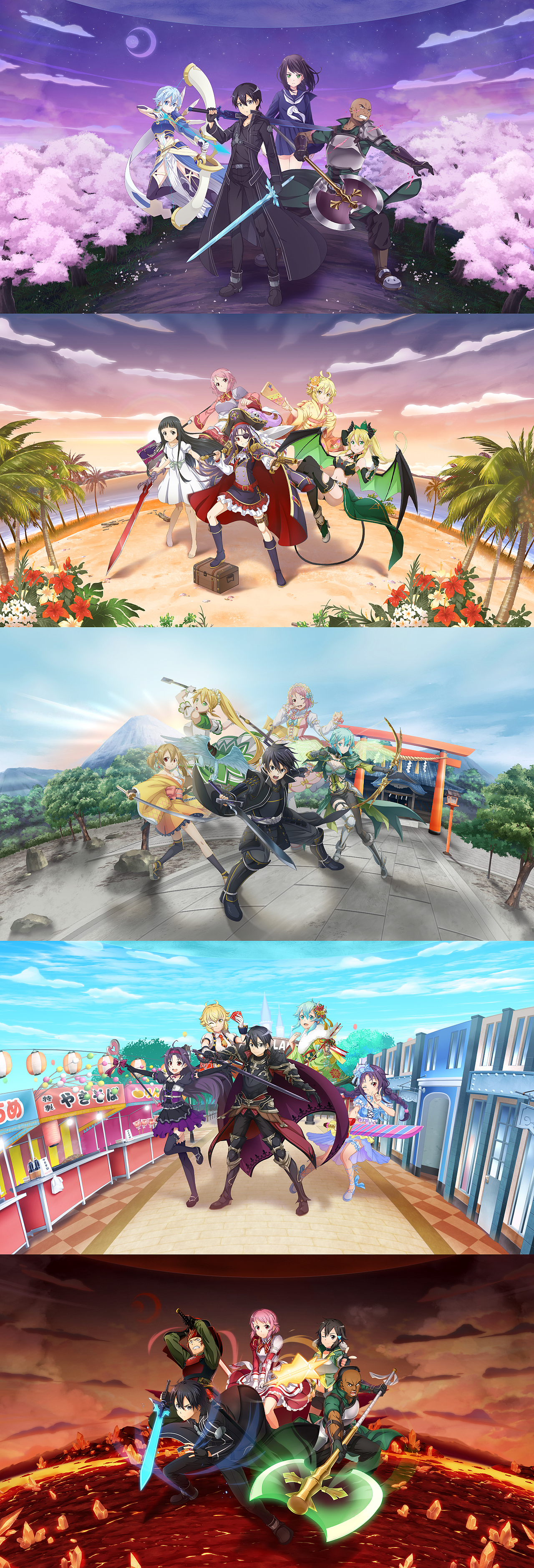 实际日常更新维护时,运营一个卡包需要展示的单卡之间不是很搭,时间也紧,人物和背景只能尽量去修去搭配,和最初的构想还是不甚完美。