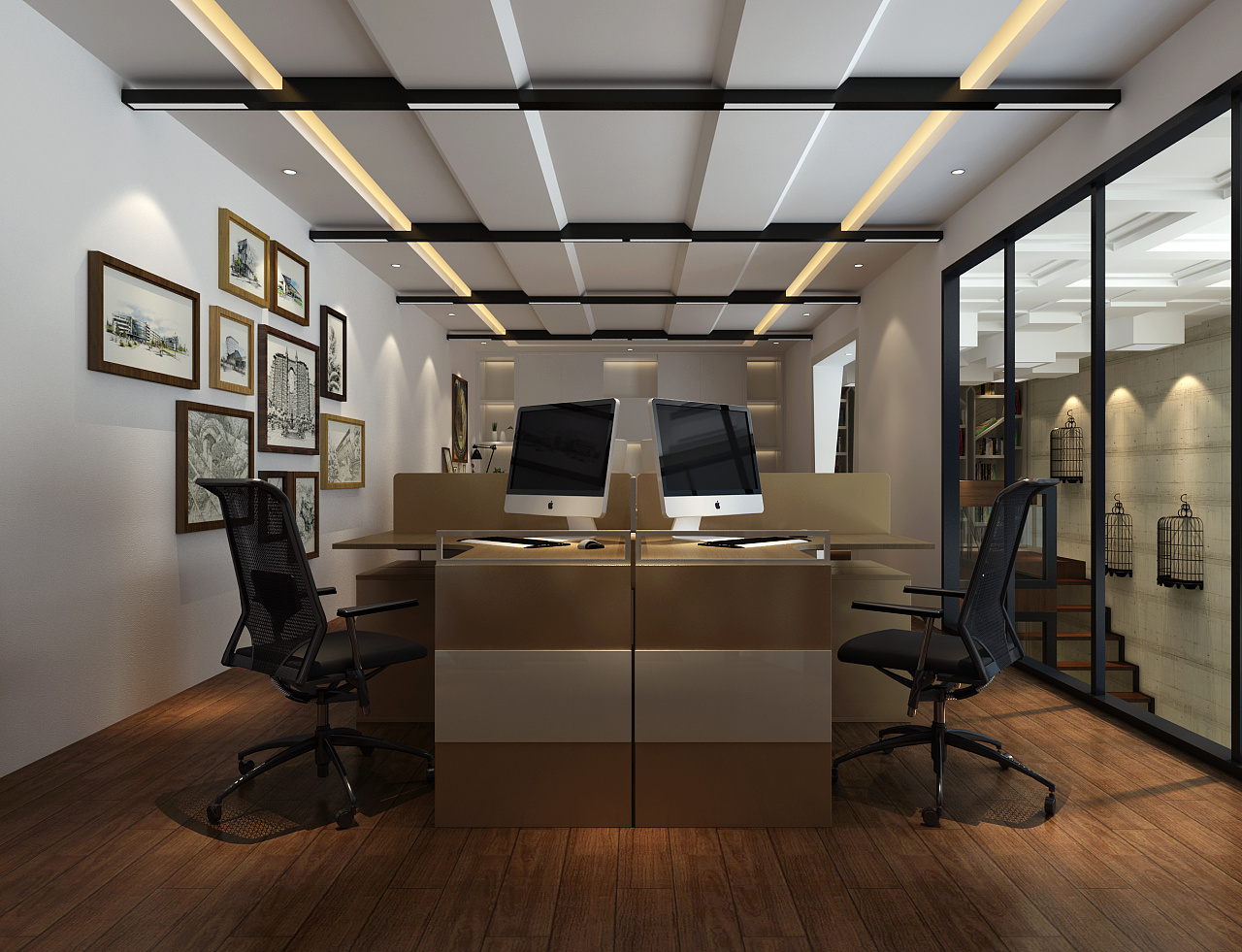 合室——一个企业理念与空间设计合二为一的办公室设计 | UD studio-建E网设计案例