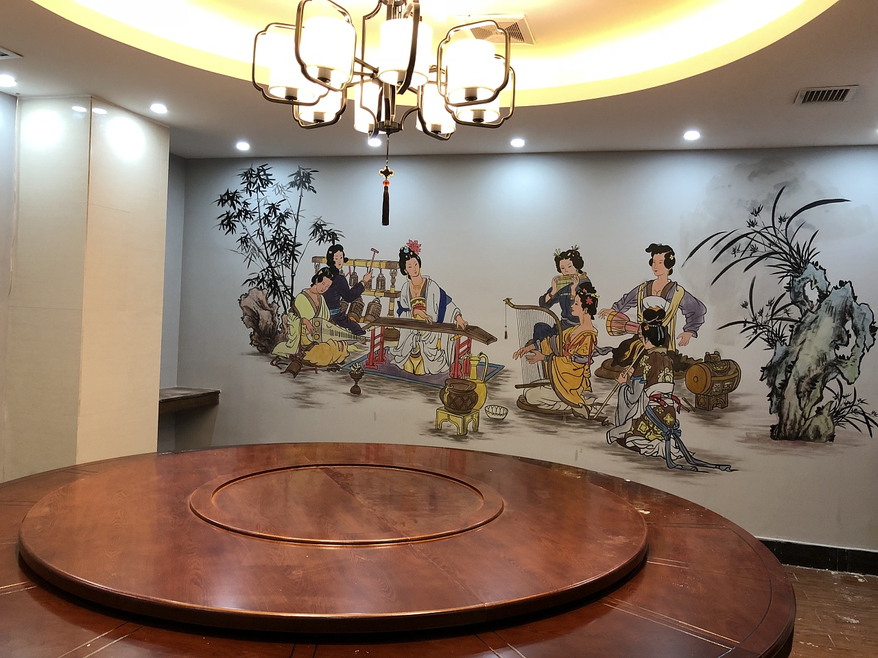 亳州饭店餐厅墙绘彩绘墙体彩绘喷绘手绘|插画|创作习作|泓志墙绘彩绘设计 - 原创作品 - 站酷 (ZCOOL)
