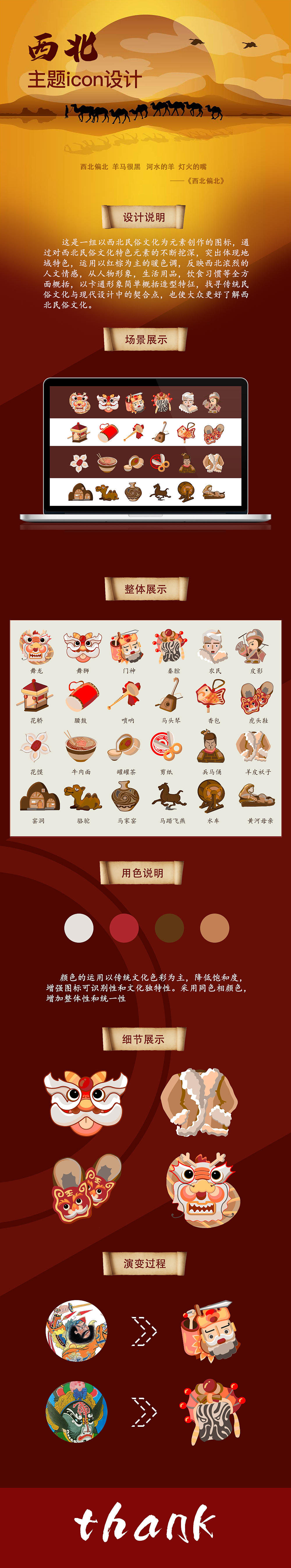 原创icon(西北主题)