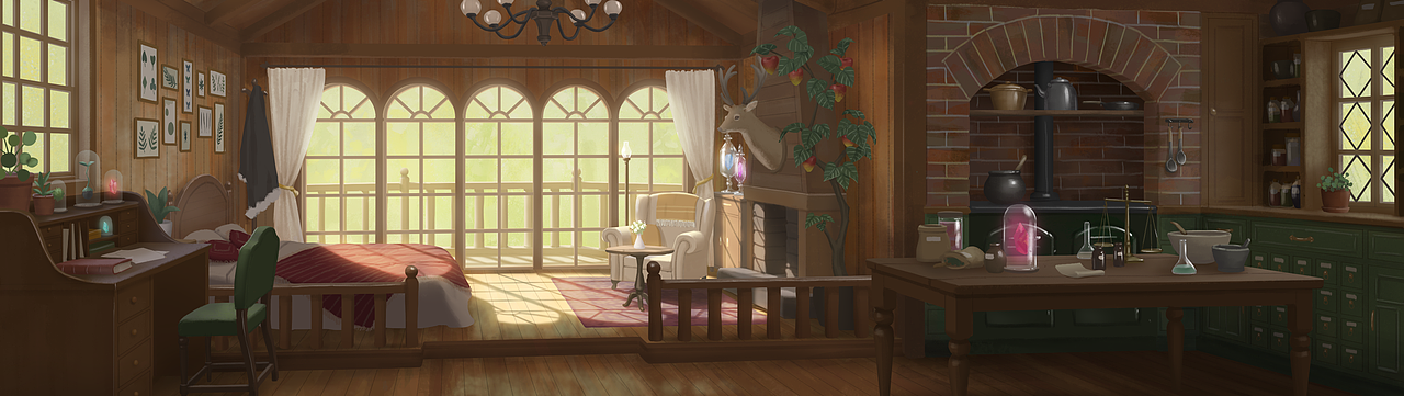 木屋（图ZMTY3NTkzODEy） - 游戏原画 - 站酷设计师伍号渔场原创素材 - 站酷ZCOOL