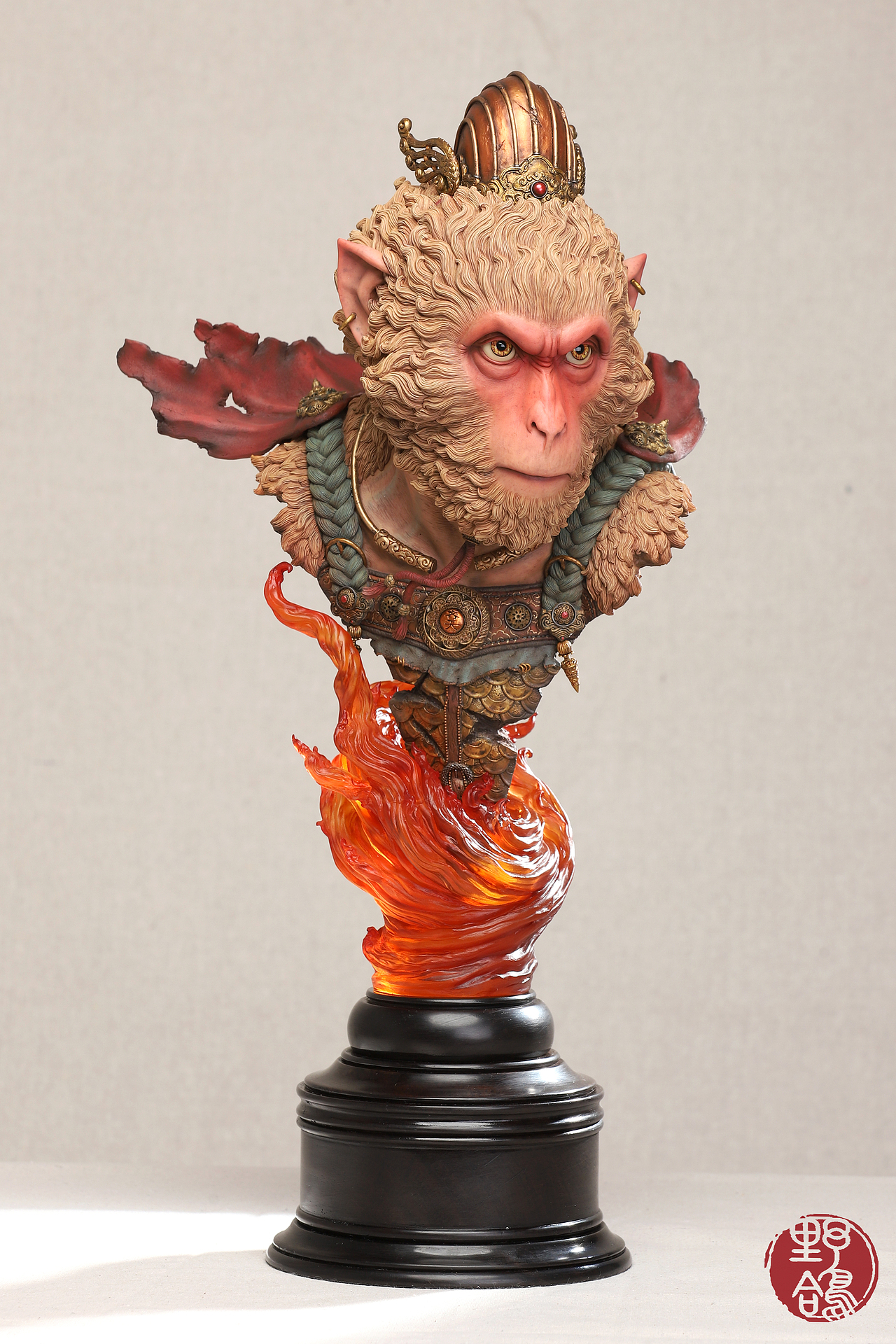 野鸽原创雕塑gk作品《浴火重生》（图ZMjU0NDY5NTI0） - 手办/模玩 - 站酷设计师Im_野鸽原创素材 - 站酷ZCOOL