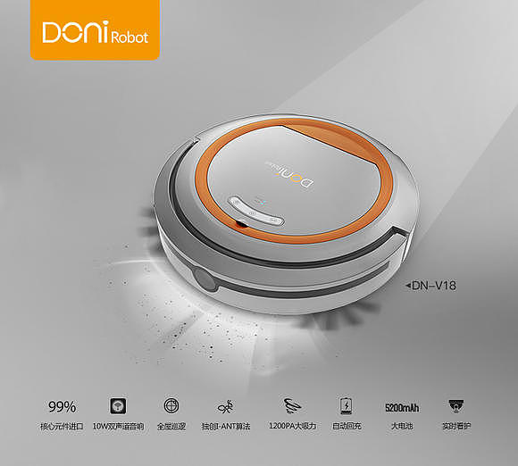 DONI智能扫地机器人有赞平台详情页设计案例赏析（图ZMTI2MTkyMTE2） - 电商 - 站酷设计师DONI扫地机器人原创素材 - 站酷ZCOOL