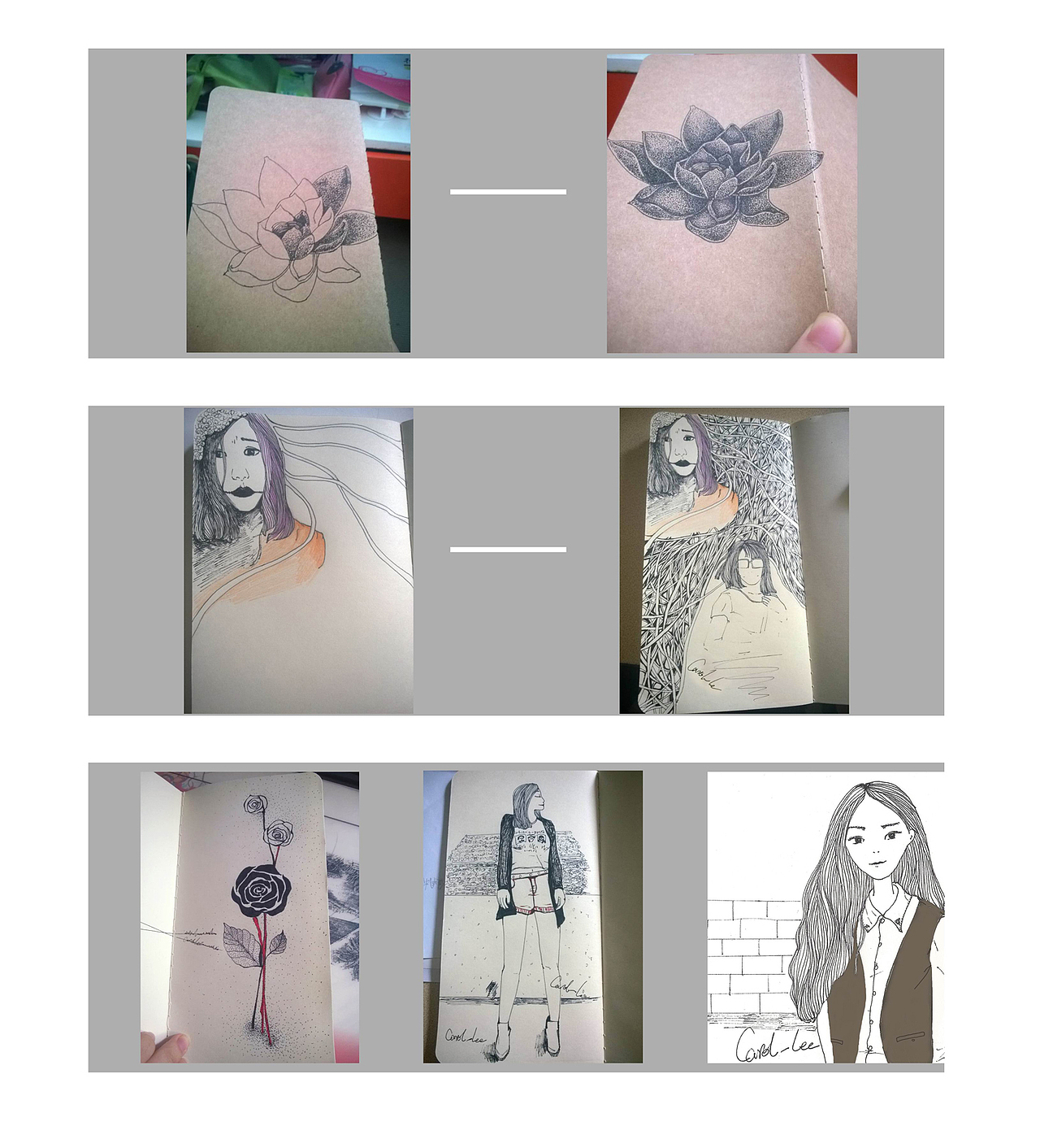 手绘插画、黑白插画、乱涂鸦（图ZMjYwNDc2NjA=） - 图案 - 站酷设计师carolle原创素材 - 站酷ZCOOL