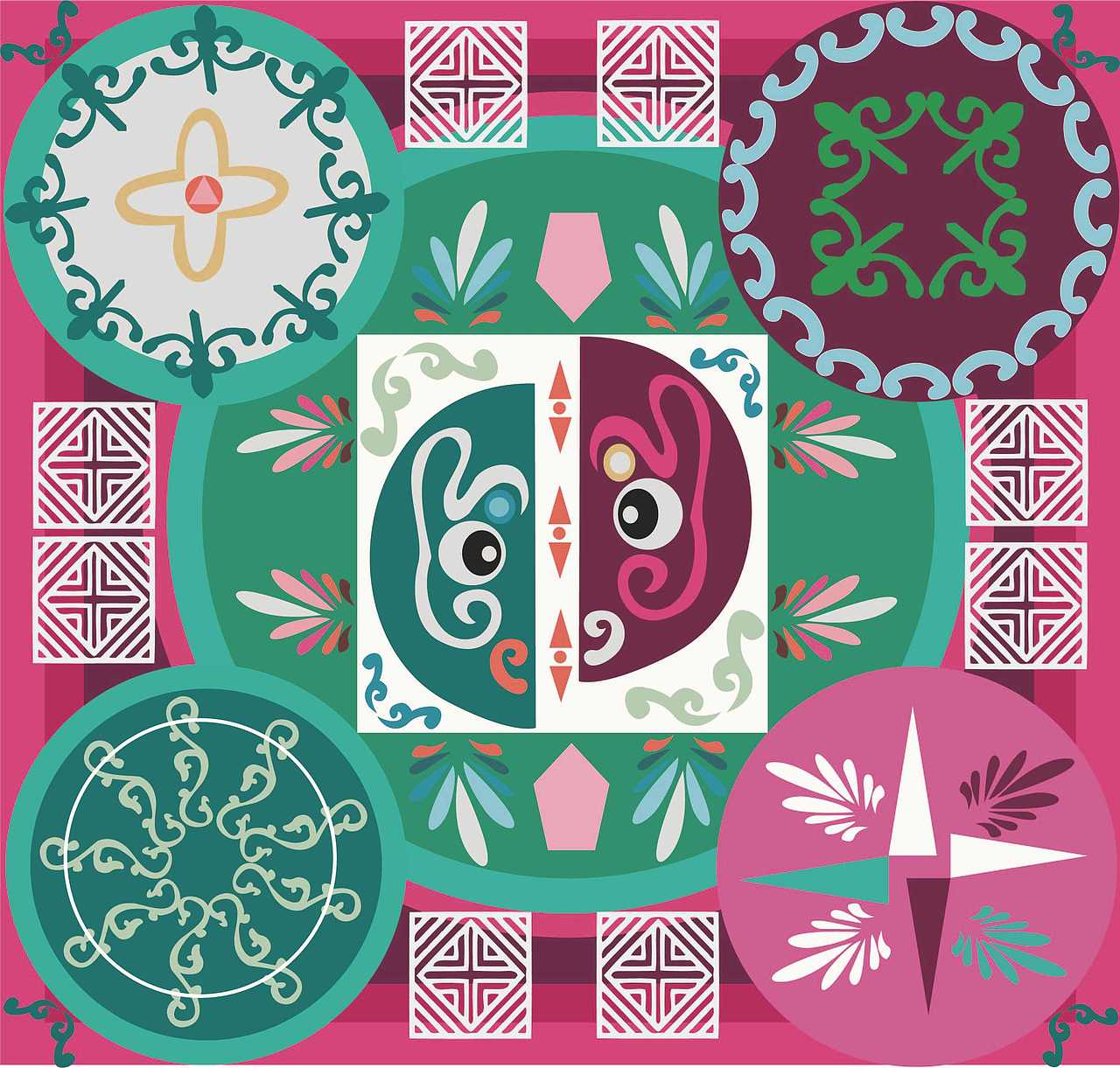 陕西马勺民俗图案的设计与应用